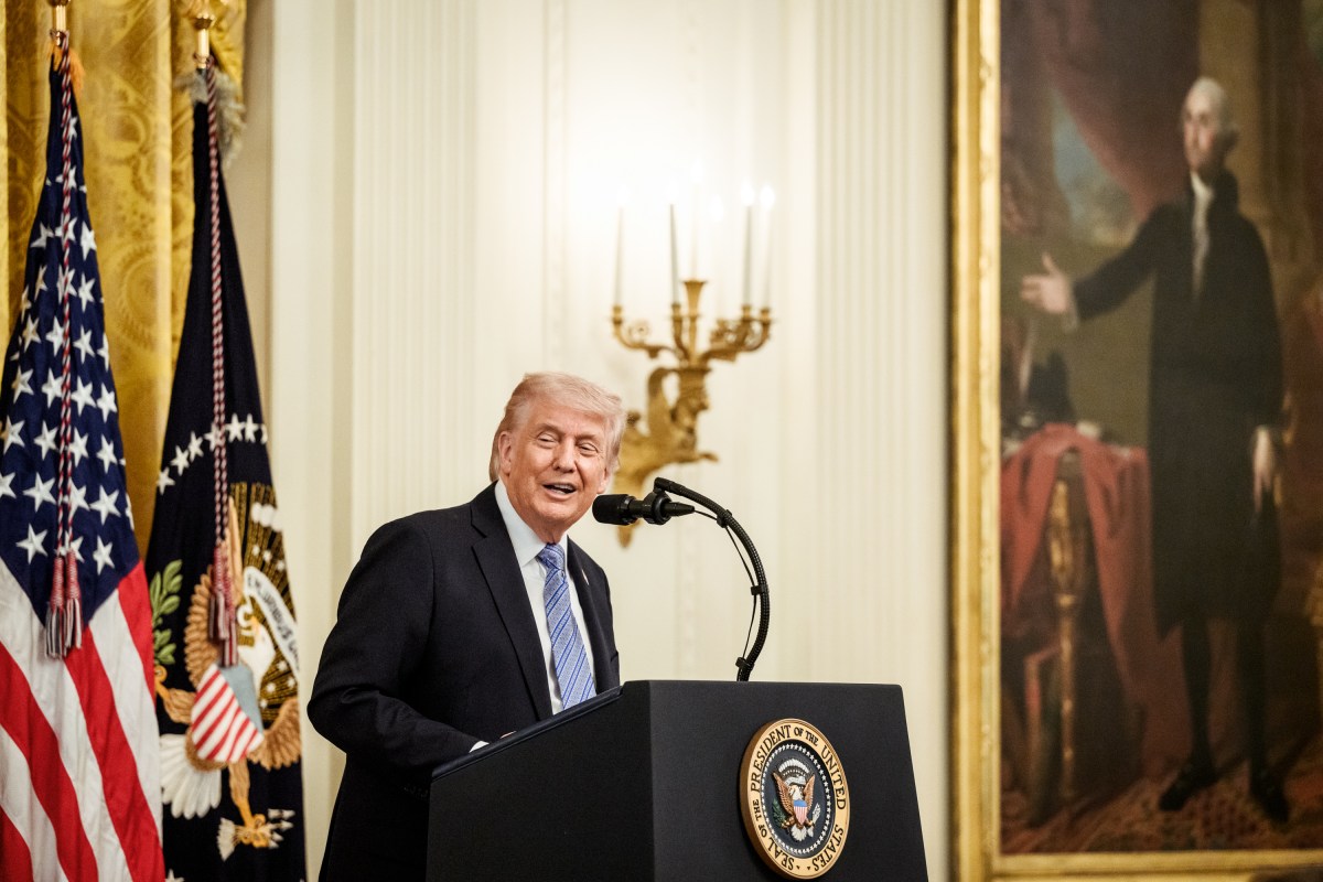 President Donald J. Trump delivers remarks at a Small Business Summit in the East Room of the White House, Monday, May 4, 2026. (Official White House Photo by Molly Riley)