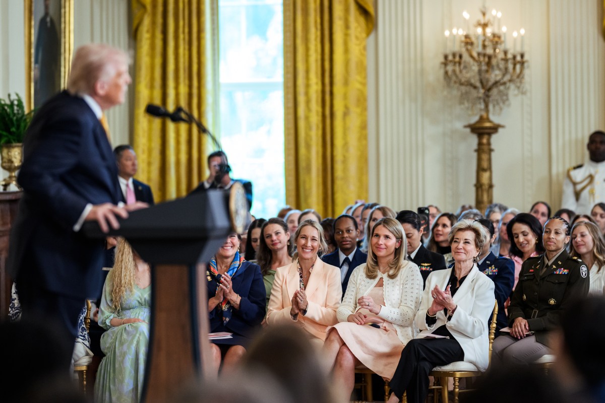 President Donald J. Trump delivers remarks at a Military Mothers’ Day event, Wednesday, May 6, 2026, in the East Room of the White House. (Official White House Photo by Molly Riley)