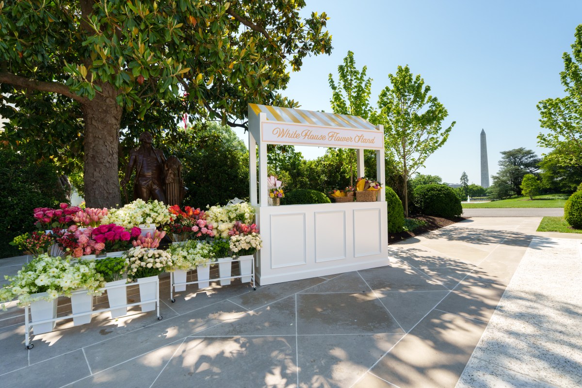 President Donald Trump hosts a Mothers Day luncheon in the Rose Garden at the White House, Friday, May 8, 2026. (Official White House Photo by Abe McNatt)