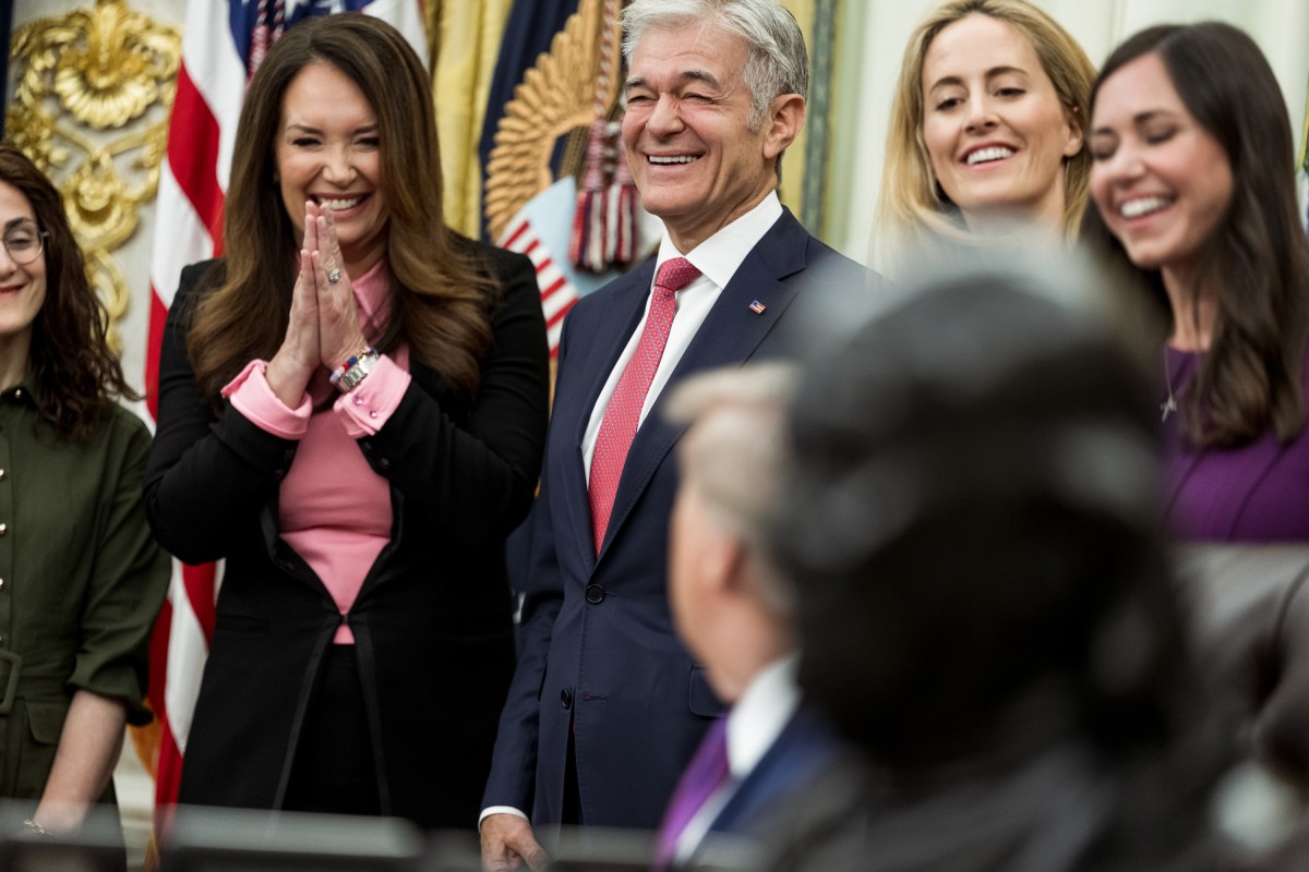 President Donald J. Trump participates in a maternal healthcare event in the Oval Office, Monday, May 11, 2026. (Official White House Photo by Abe McNatt)