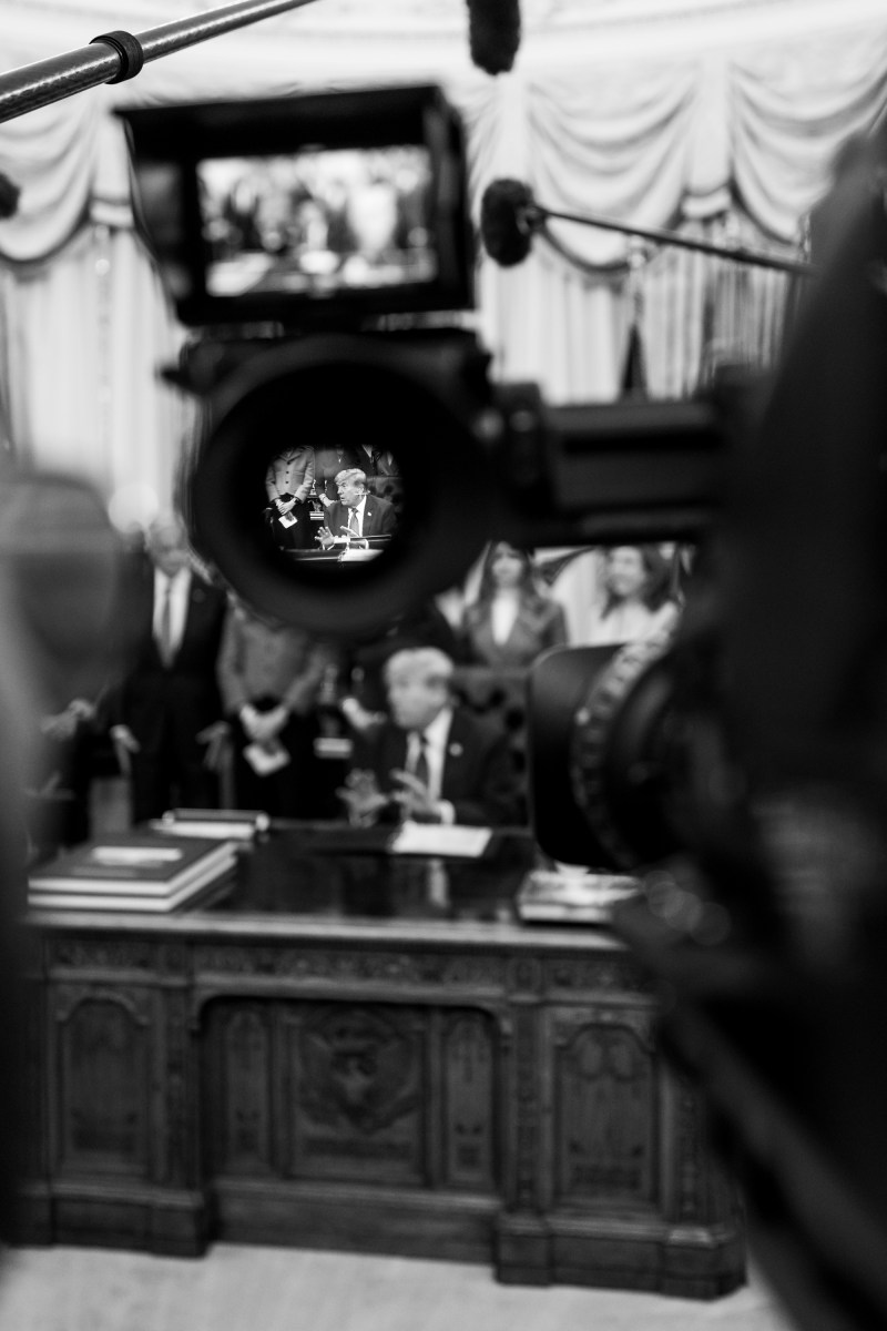 President Donald J. Trump participates in a maternal healthcare event in the Oval Office, Monday, May 11, 2026. (Official White House Photo by Abe McNatt)