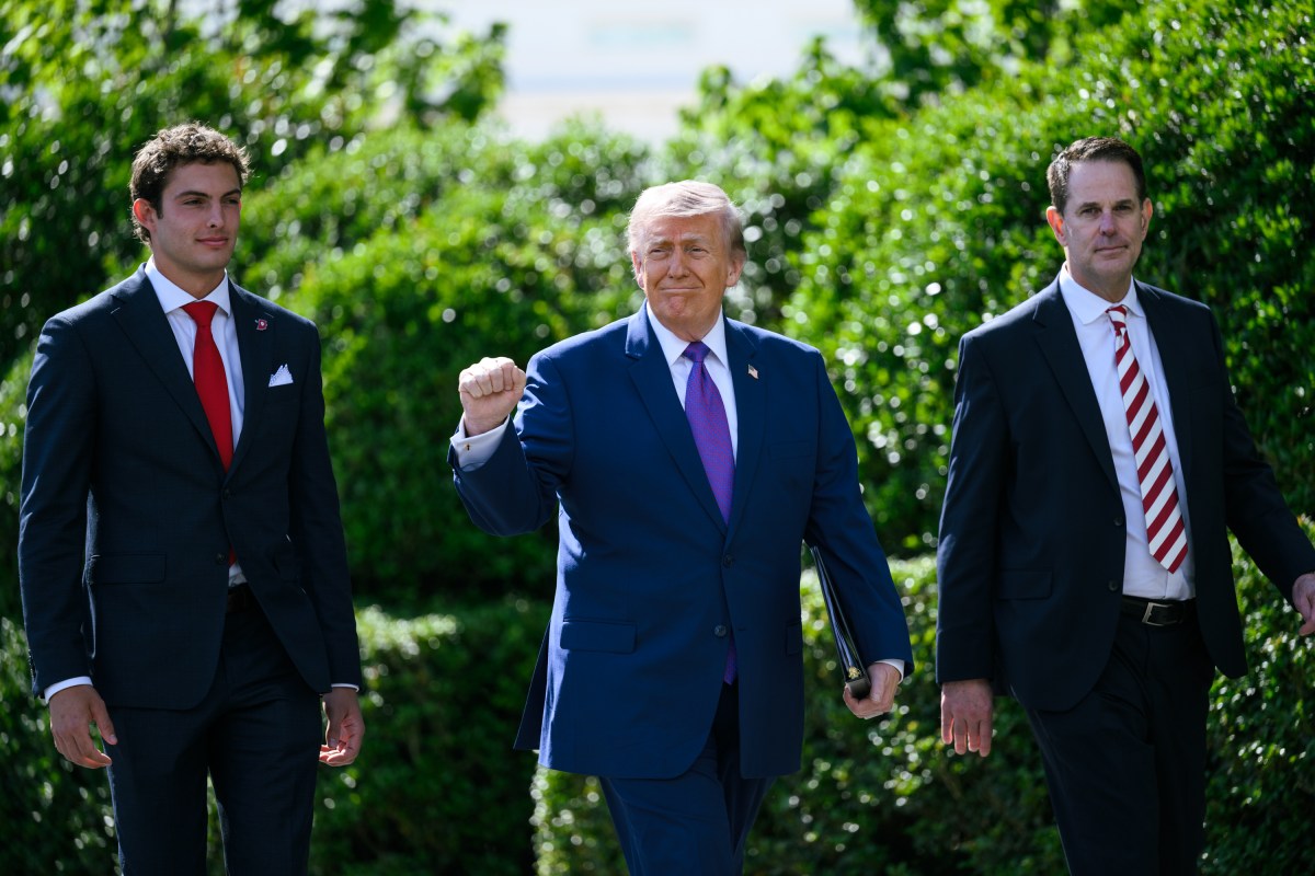President Donald J. Trump delivers remarks at an event celebrating the 2025 College Football Champions, the Indiana University Hoosiers, Monday, May 11, 2026, on the South Lawn of the White House. (Official White House Photo by Molly Riley)
