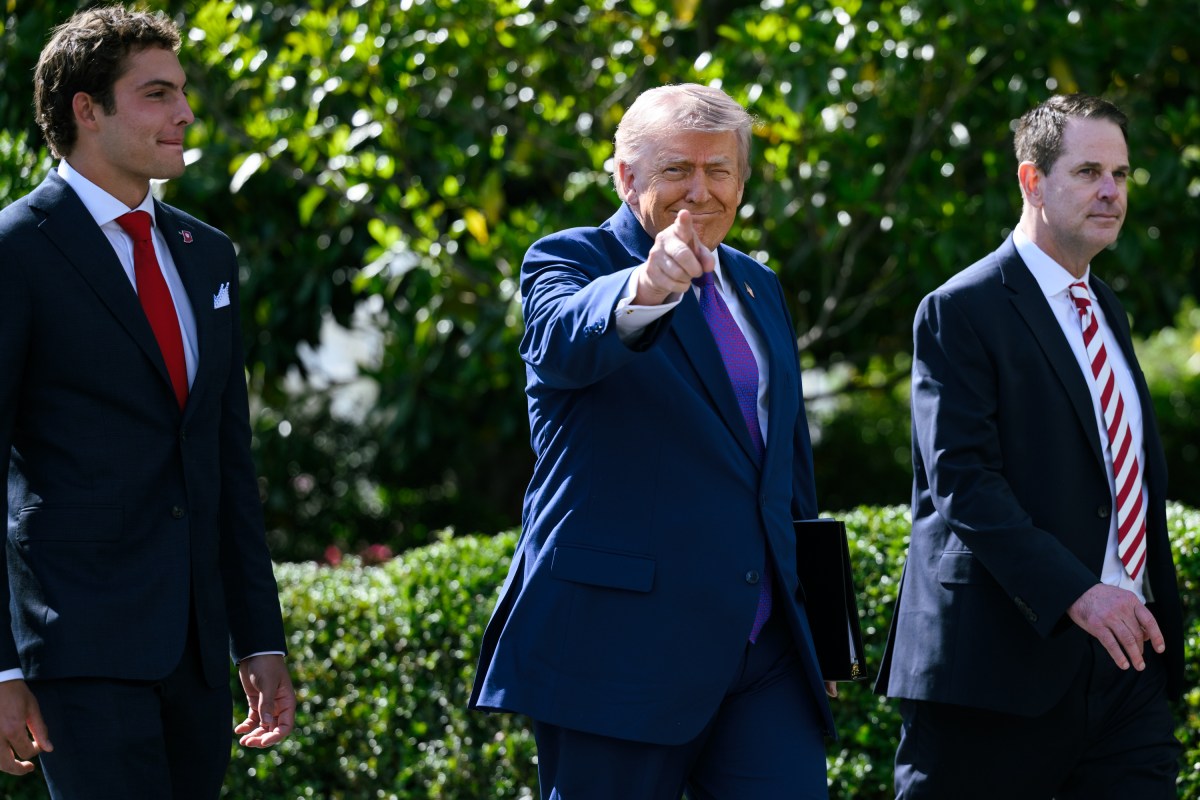 President Donald J. Trump delivers remarks at an event celebrating the 2025 College Football Champions, the Indiana University Hoosiers, Monday, May 11, 2026, on the South Lawn of the White House. (Official White House Photo by Molly Riley)