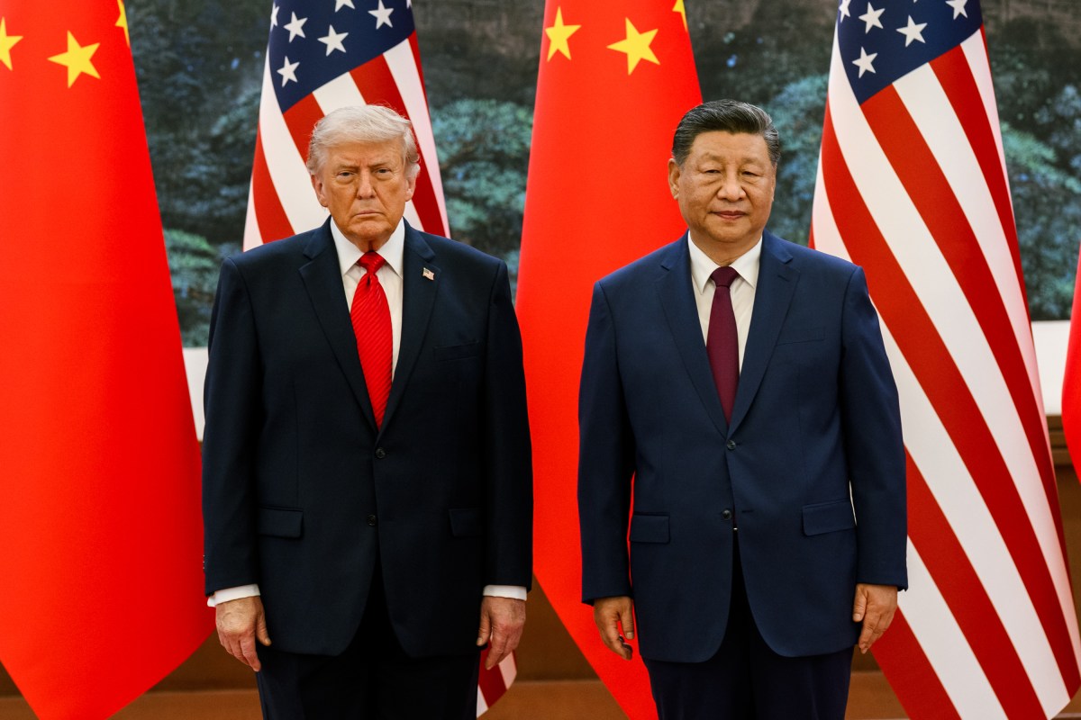 President Donald J. Trump participates in a welcome ceremony with President Xi Jinping of the People’s Republic of China, Thursday, May 14, 2026, at the Great Hall of the People in Beijing, China. (Official White House Photo by Daniel Torok)