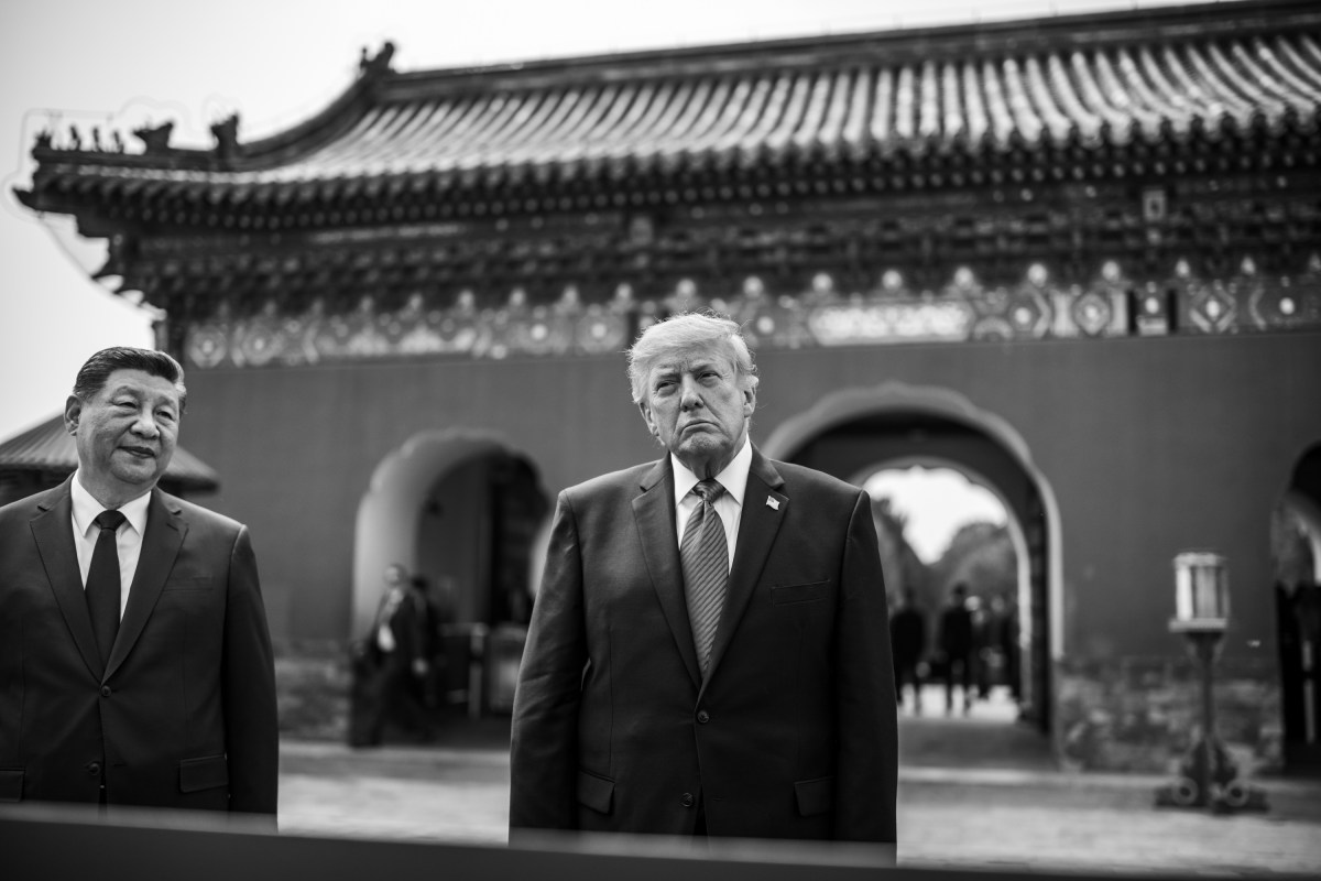 President Donald J. Trump tours the Hall of Prayer of Good Harvest with President Xi Jinping of the People’s Republic of China, Thursday, May 14, 2026, at the Temple of Heaven in Beijing. (Official White House Photo by Daniel Torok)