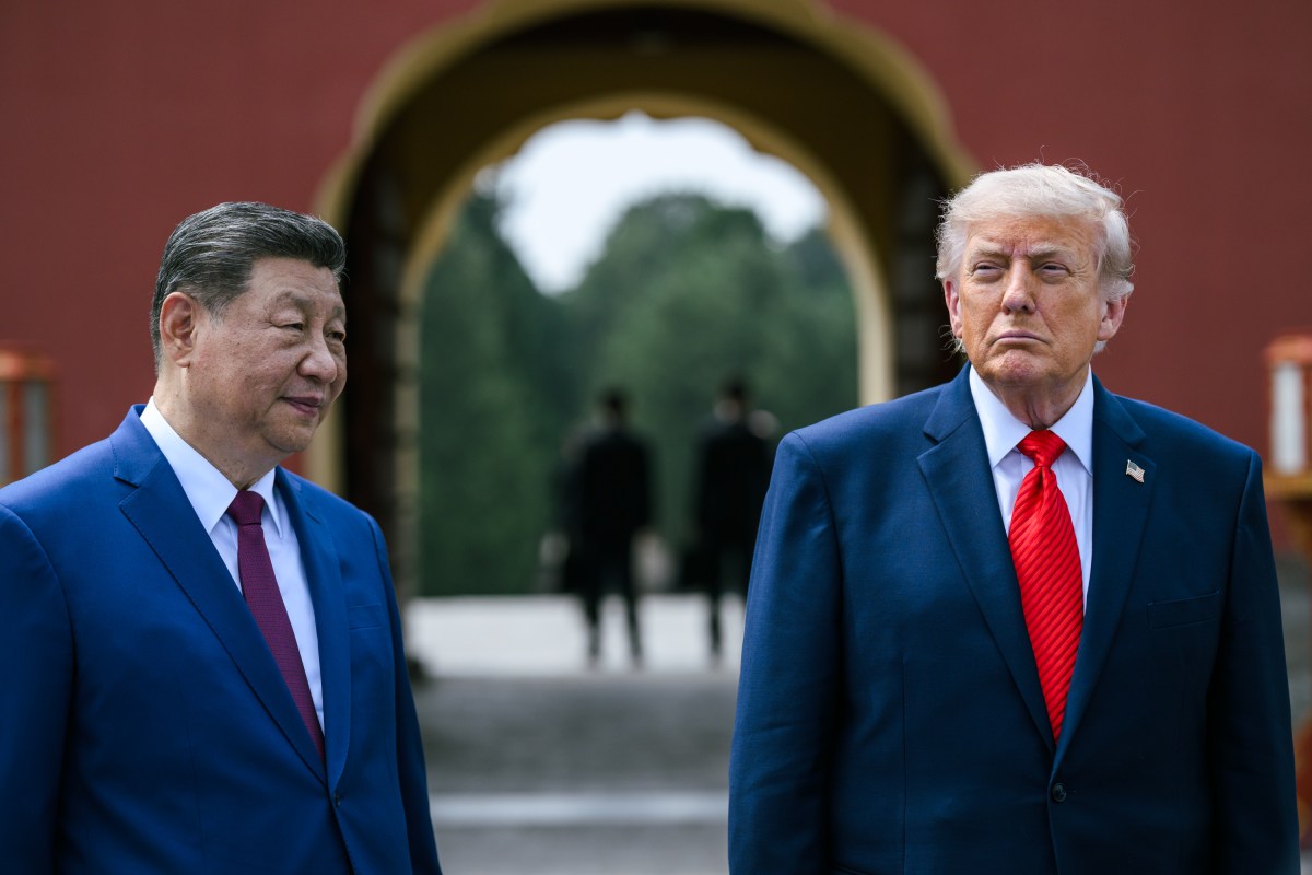 President Donald J. Trump tours the Hall of Prayer of Good Harvest with President Xi Jinping of the People’s Republic of China, Thursday, May 14, 2026, at the Temple of Heaven in Beijing. (Official White House Photo by Daniel Torok)