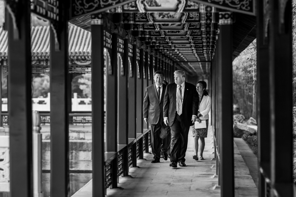 President Donald J. Trump and President Xi Jinping of the People’s Republic of China tour Zhongnanhai in Beijing, China, Friday, May 15, 2026. (Official White House Photo by Daniel Torok)