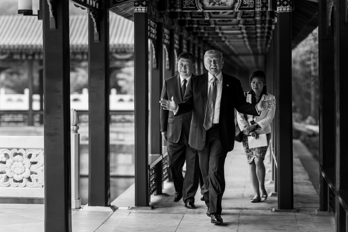 President Donald J. Trump and President Xi Jinping of the People’s Republic of China tour Zhongnanhai in Beijing, China, Friday, May 15, 2026. (Official White House Photo by Daniel Torok)
