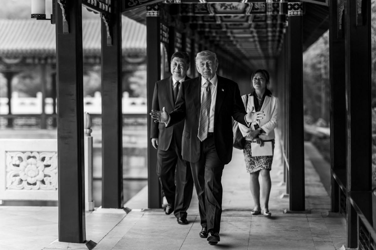 President Donald J. Trump and President Xi Jinping of the People’s Republic of China tour Zhongnanhai in Beijing, China, Friday, May 15, 2026. (Official White House Photo by Daniel Torok)