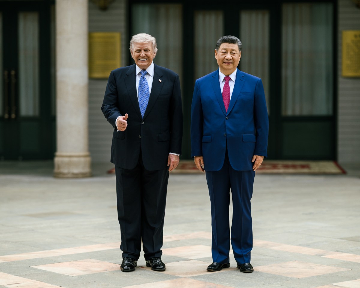 President Donald J. Trump and President Xi Jinping of the People’s Republic of China pose for a photo at Zhongnanhai in Beijing, China, Friday, May 15, 2026. (Official White House Photo by Daniel Torok)