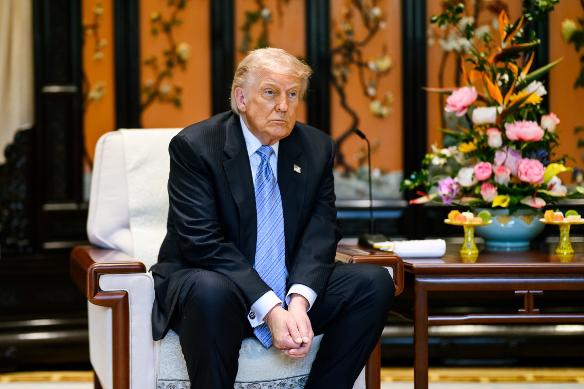 President Donald J. Trump participates in a bilateral tea with President Xi Jinping of the People’s Republic of China, Thursday, Friday, May 15, 2026, at Zhongnanhai in Beijing, China. (Official White House Photo by Daniel Torok)