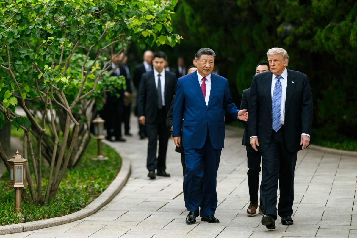 President Donald J. Trump bids farewell to President Xi Jinping of the People’s Republic of China, Friday, May 15, 2026, at Zhongnanhai in Beijing, China. (Official White House Photo by Daniel Torok)