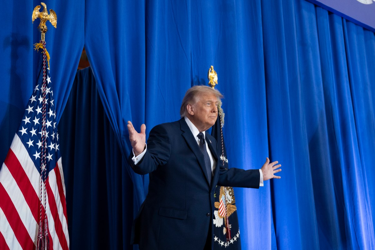 President Donald J. Trump delivers remarks on the economy at Rockland Community College in Suffern, New York on Friday, May 22, 2026.(Official White House Photo by Joyce N. Boghosian)
