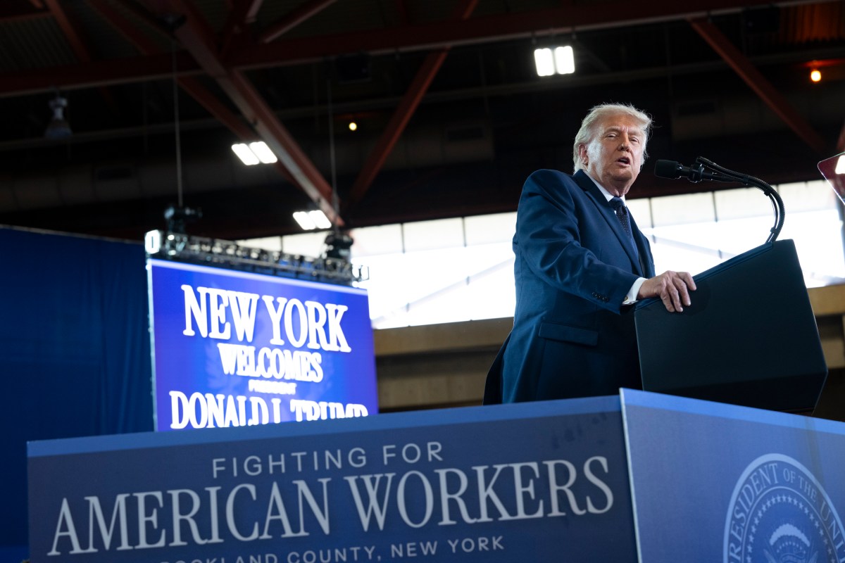 President Donald J. Trump delivers remarks on the economy at Rockland Community College in Suffern, New York on Friday, May 22, 2026.(Official White House Photo by Joyce N. Boghosian)