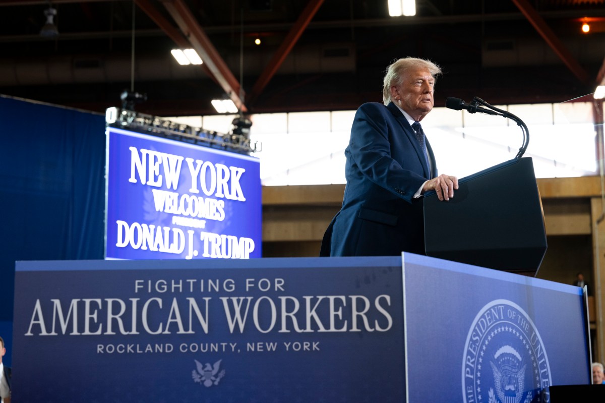 President Donald J. Trump delivers remarks on the economy at Rockland Community College in Suffern, New York on Friday, May 22, 2026.(Official White House Photo by Joyce N. Boghosian)