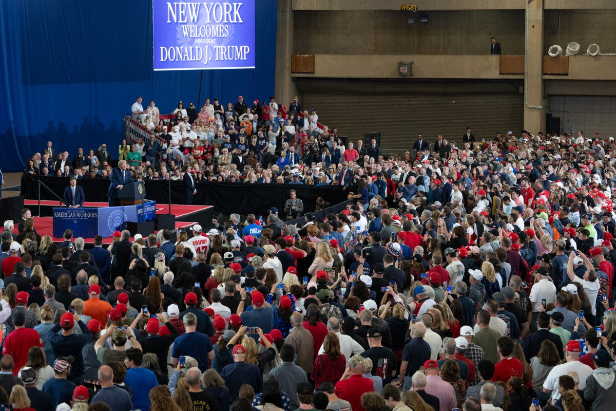 President Donald J. Trump delivers remarks on the economy at Rockland Community College in Suffern, New York on Friday, May 22, 2026.(Official White House Photo by Joyce N. Boghosian)