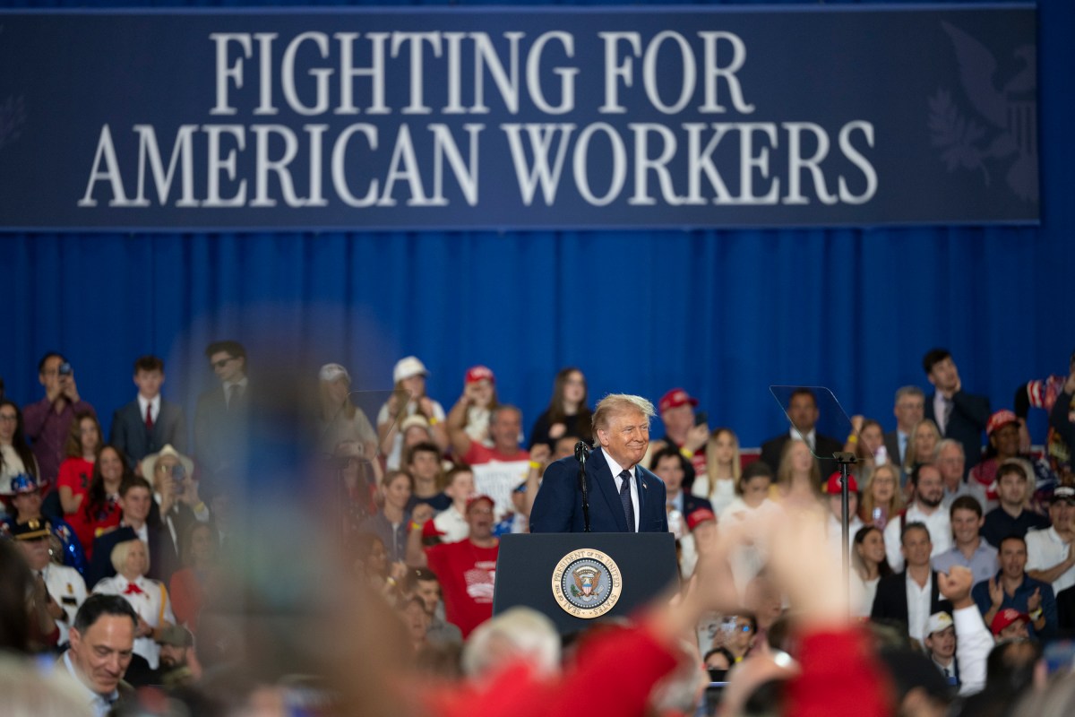 President Donald J. Trump delivers remarks on the economy at Rockland Community College in Suffern, New York on Friday, May 22, 2026.(Official White House Photo by Joyce N. Boghosian)