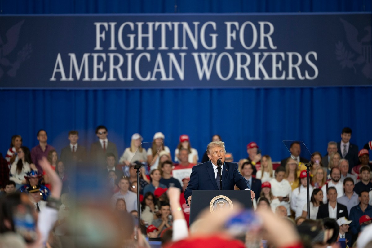 President Donald J. Trump delivers remarks on the economy at Rockland Community College in Suffern, New York on Friday, May 22, 2026.(Official White House Photo by Joyce N. Boghosian)