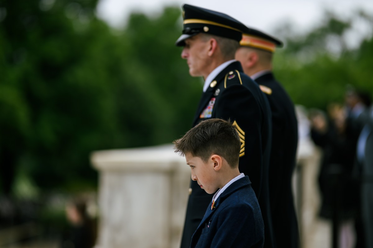 President Donald J. Trump and Vice President JD Vance participate in a wreath-laying ceremony at the Tomb of the Unknown Soldier on Memorial Day, Monday, May 26, 2026, at Arlington National Cemetery in Arlington, Virginia. (Official White House Photo by Daniel Torok)