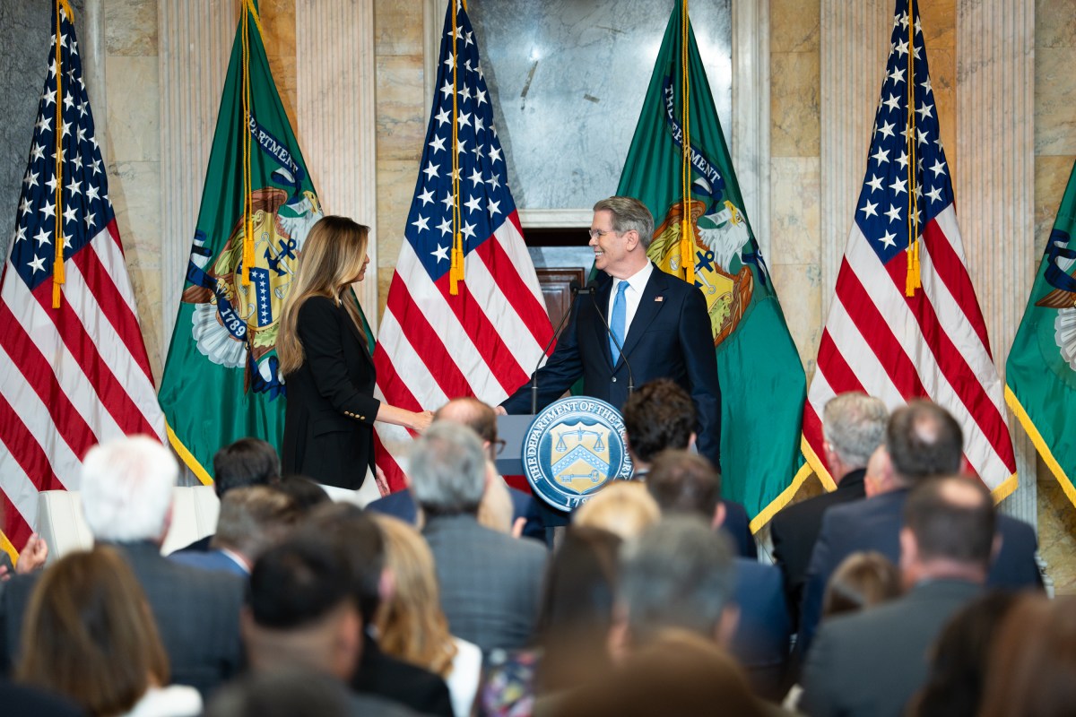 First Lady Melania Trump and Treasury Secretary Scott Bessent host an event to launch Fostering the Future Accounts, a financial initiative in conjunction with the Department of the Treasury, Thursday, June 11, 2026, at the Treasury Department in Washington, D.C. (Official White House Photo by Andrea Hanks)