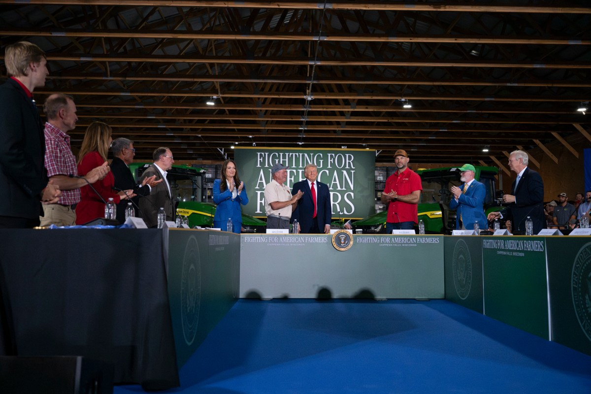 President Donald J. Trump participates in a roundtable discussion in support of Wisconsin farmers at Custer Farms in Eau Claire, Wisconsin on Friday, June 5, 2026. (Official White House Photo by Joyce N. Boghosian)
