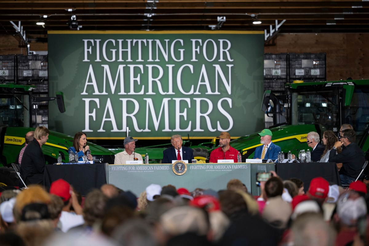 President Donald J. Trump participates in a roundtable discussion in support of Wisconsin farmers at Custer Farms in Eau Claire, Wisconsin on Friday, June 5, 2026. (Official White House Photo by Joyce N. Boghosian)