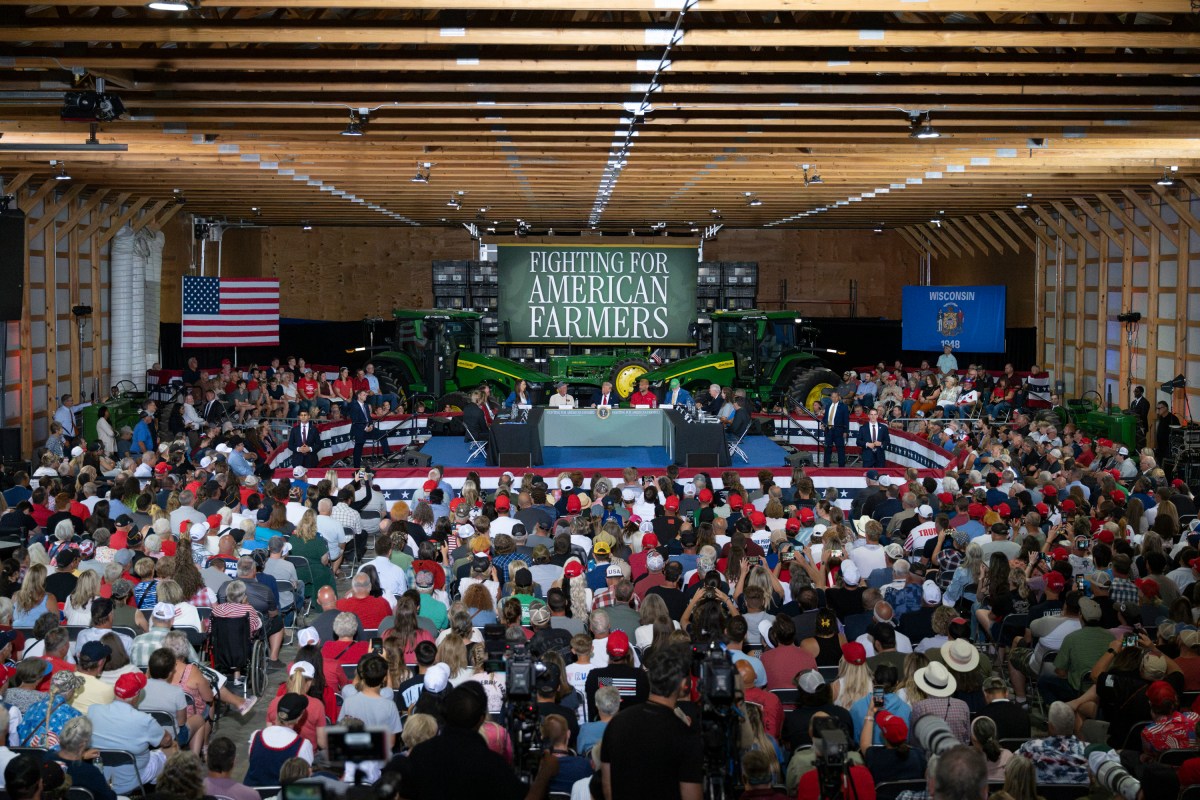 President Donald J. Trump participates in a roundtable discussion in support of Wisconsin farmers at Custer Farms in Eau Claire, Wisconsin on Friday, June 5, 2026. (Official White House Photo by Joyce N. Boghosian)