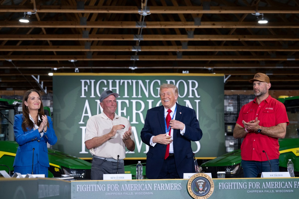 President Donald J. Trump participates in a roundtable discussion in support of Wisconsin farmers at Custer Farms in Eau Claire, Wisconsin on Friday, June 5, 2026. (Official White House Photo by Joyce N. Boghosian)