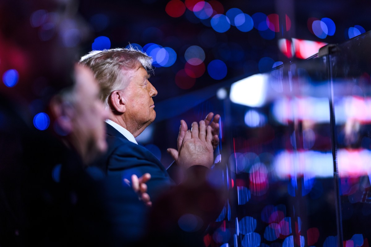 President Donald J. Trump attends Game 3 of the NBA finals between the New York Knicks and the San Antonio Spurs, Monday, June 8, 2026, at Madison Square Garden in New York City. (Official White House Photo by Daniel Torok)