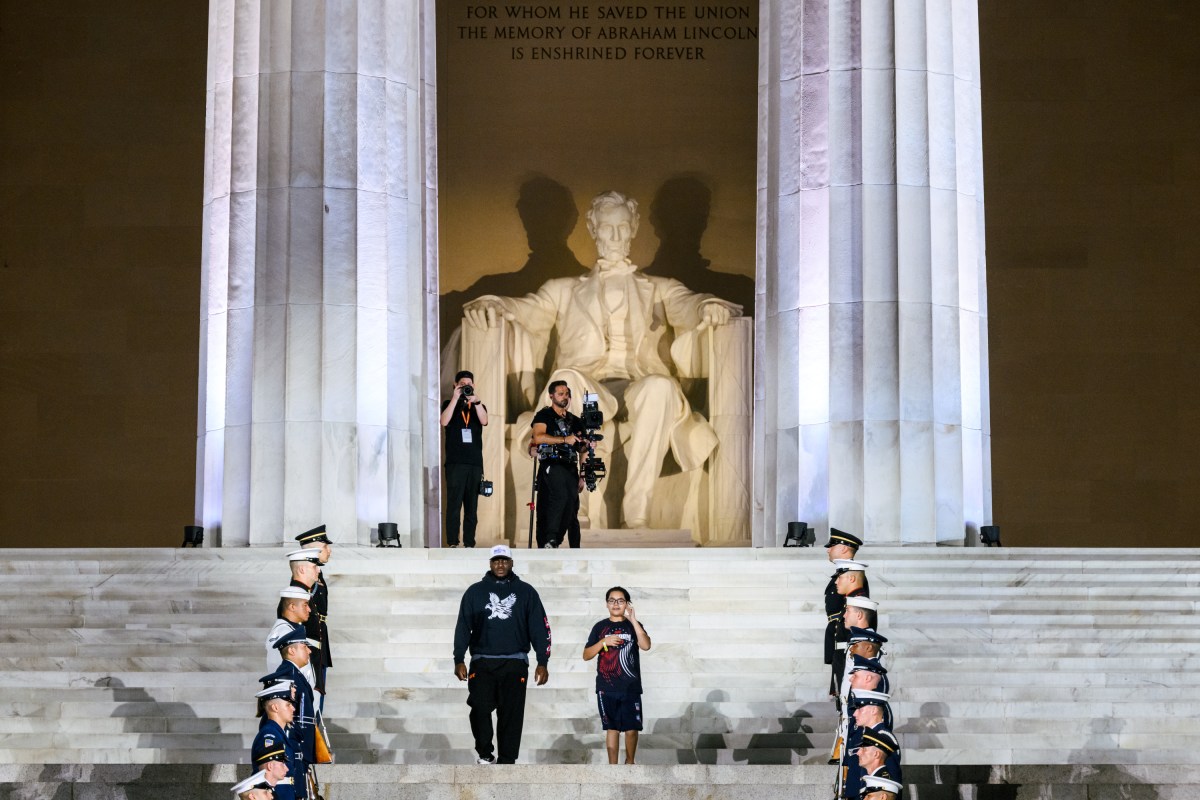 Scenes from the UFC Freedom 250 press conference at the Lincoln Memorial in Washington, D.C., Friday, June 12, 2026. (Official White House Photo by Molly Riley)