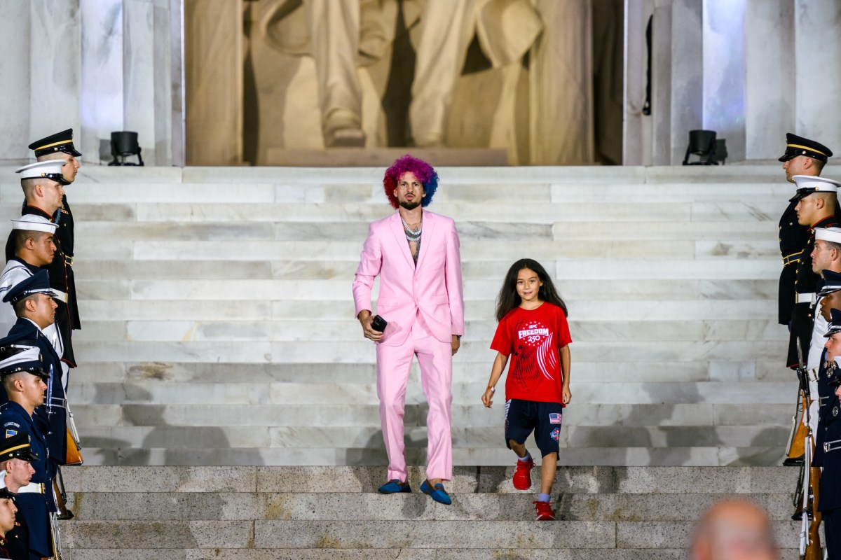 Scenes from the UFC Freedom 250 press conference at the Lincoln Memorial in Washington, D.C., Friday, June 12, 2026. (Official White House Photo by Molly Riley)