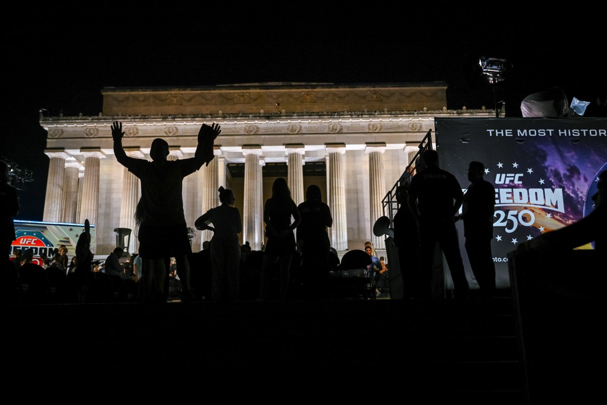 Scenes from the UFC Freedom 250 press conference at the Lincoln Memorial in Washington, D.C., Friday, June 12, 2026. (Official White House Photo by Molly Riley)