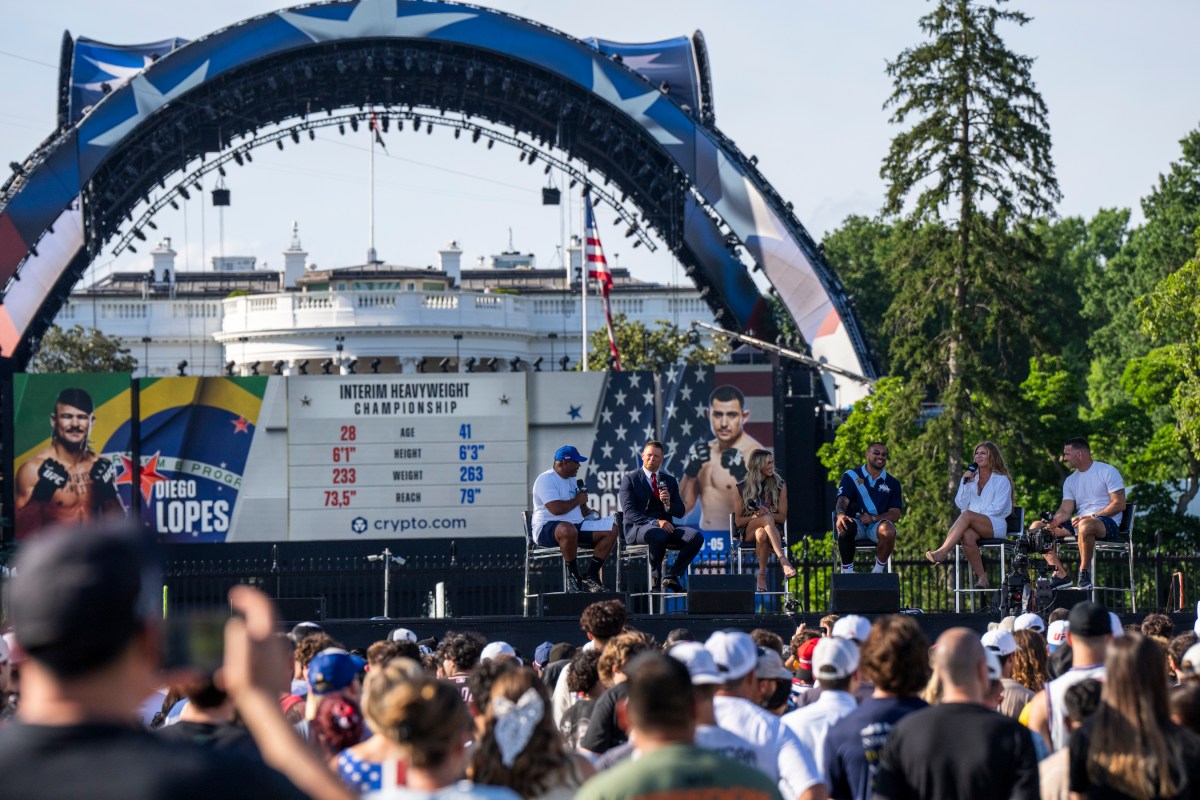 UFC Freedom 250 Fan Fest takes place on the Ellipse in Washington, D.C. on Saturday, June 13, 2026. (Official White House Photograph by Nick Choiniere)