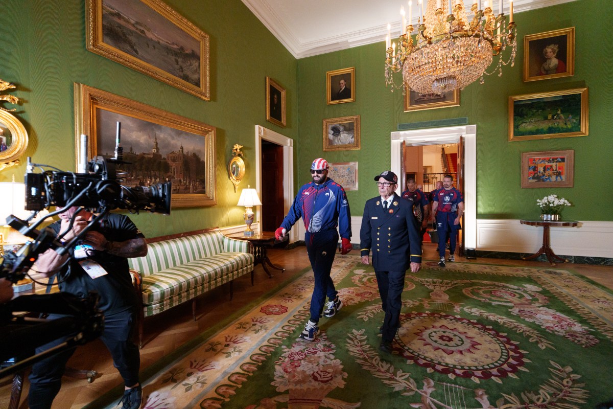 Josh Hokit in the Green Room before his bout at the UFC Freedom 250, the mixed martial arts event produced by the Ultimate Fighting Championship, Sunday, June 14, 2026, at the White House. (Official White House Photo by Abe McNatt)