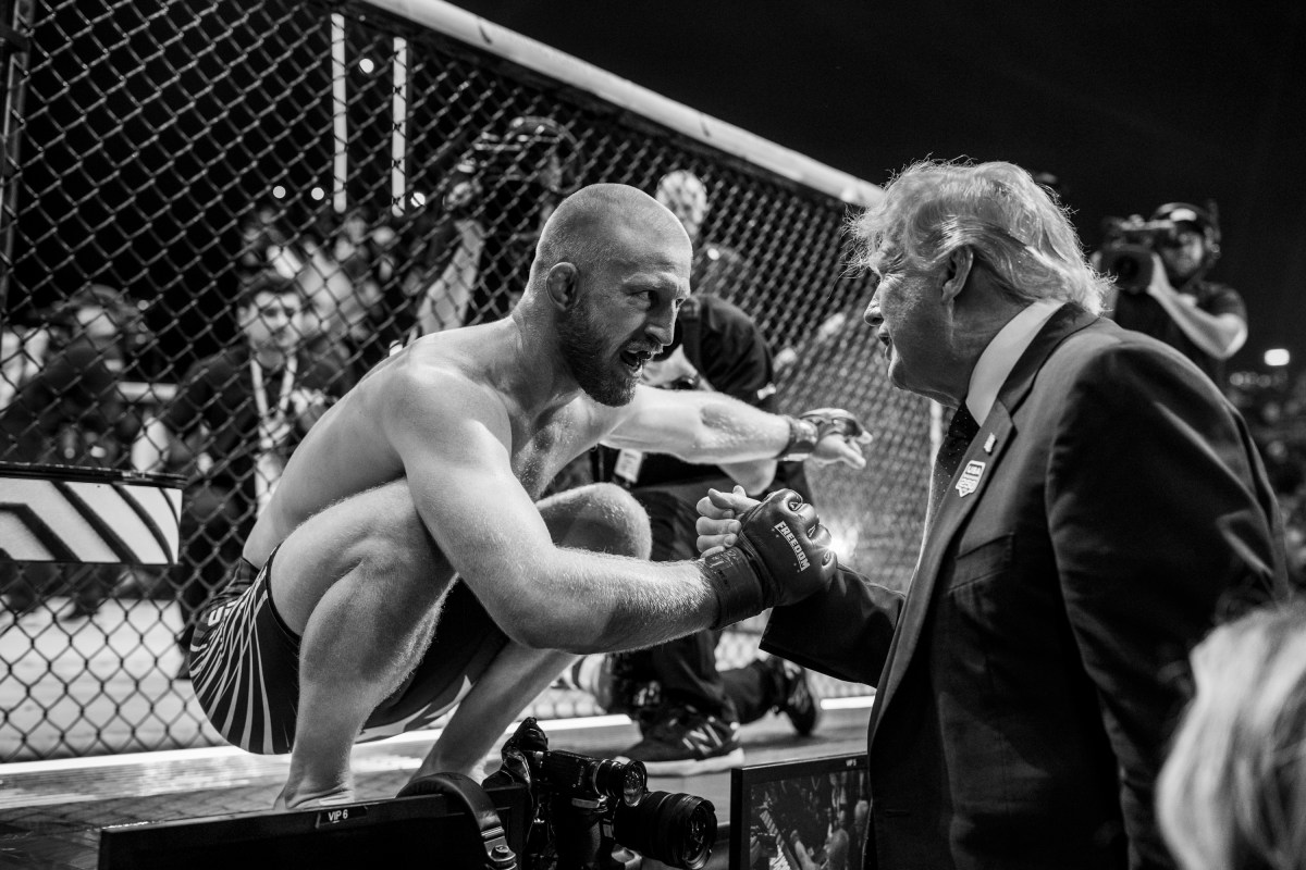 President Donald J. Trump attends UFC Freedom 250, the mixed martial arts event produced by the Ultimate Fighting Championship, Sunday, June 14, 2026, on the South Lawn of the White House. (Official White House Photo by Daniel Torok)