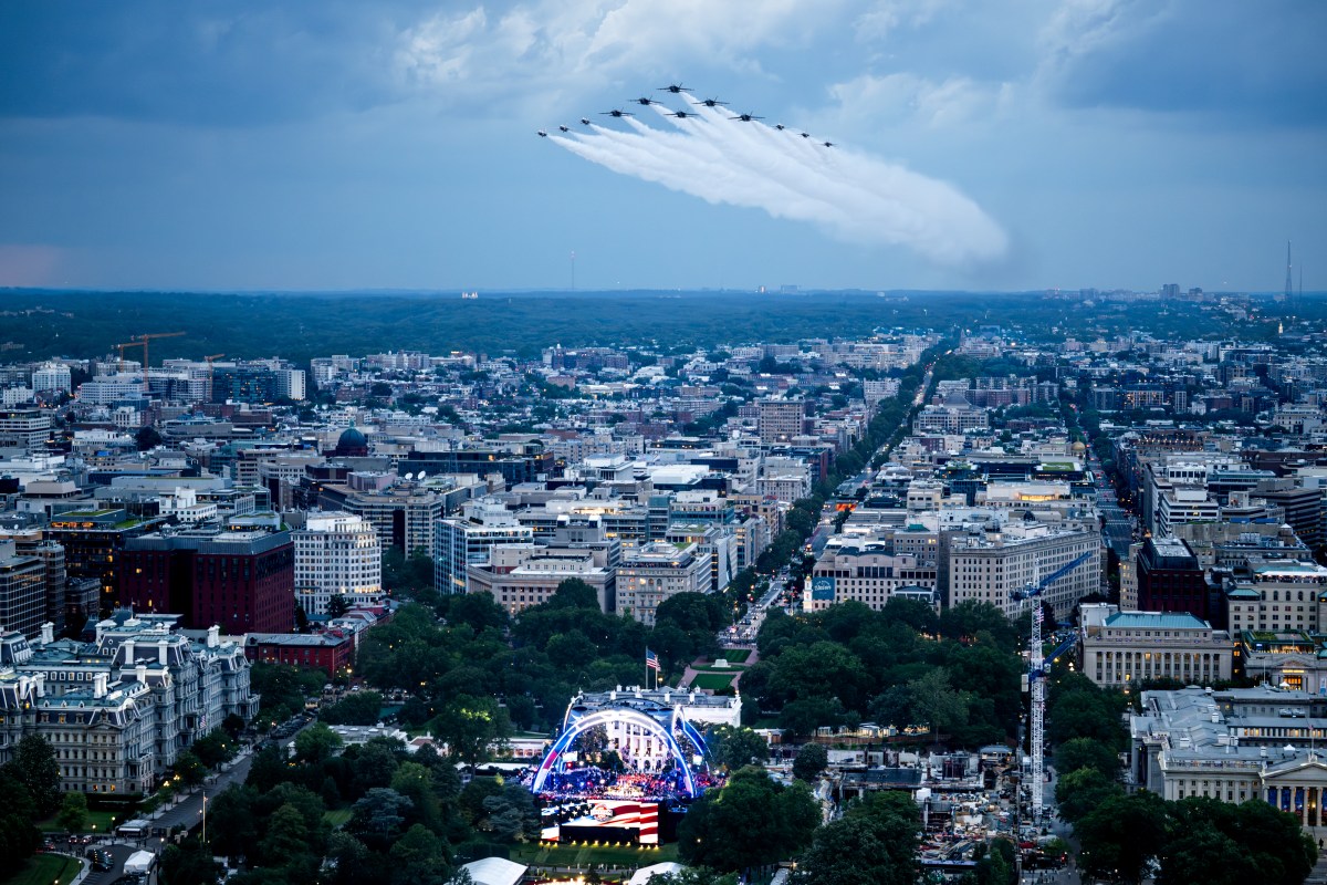 UFC Freedom 250 fight from the Washington Monument, on Sunday, June 14, 2026, on the Ellipse in Washington, D.C. (Official White House Photo by Patrick B. Ruddy).