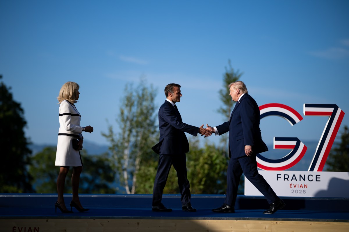 President Donald J. Trump participates in a working dinner with G7 leaders at the Hotel Royal Evian, Monday, June 15, 2026, during the G7 in Evians-les-Bains, France. (Official White House Photo by Daniel Torok)