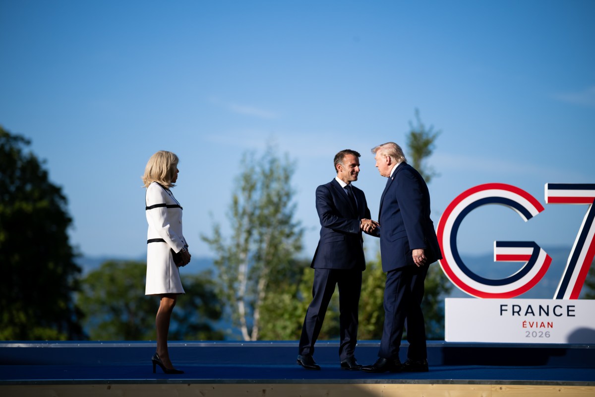 President Donald J. Trump participates in a working dinner with G7 leaders at the Hotel Royal Evian, Monday, June 15, 2026, during the G7 in Evians-les-Bains, France. (Official White House Photo by Daniel Torok)