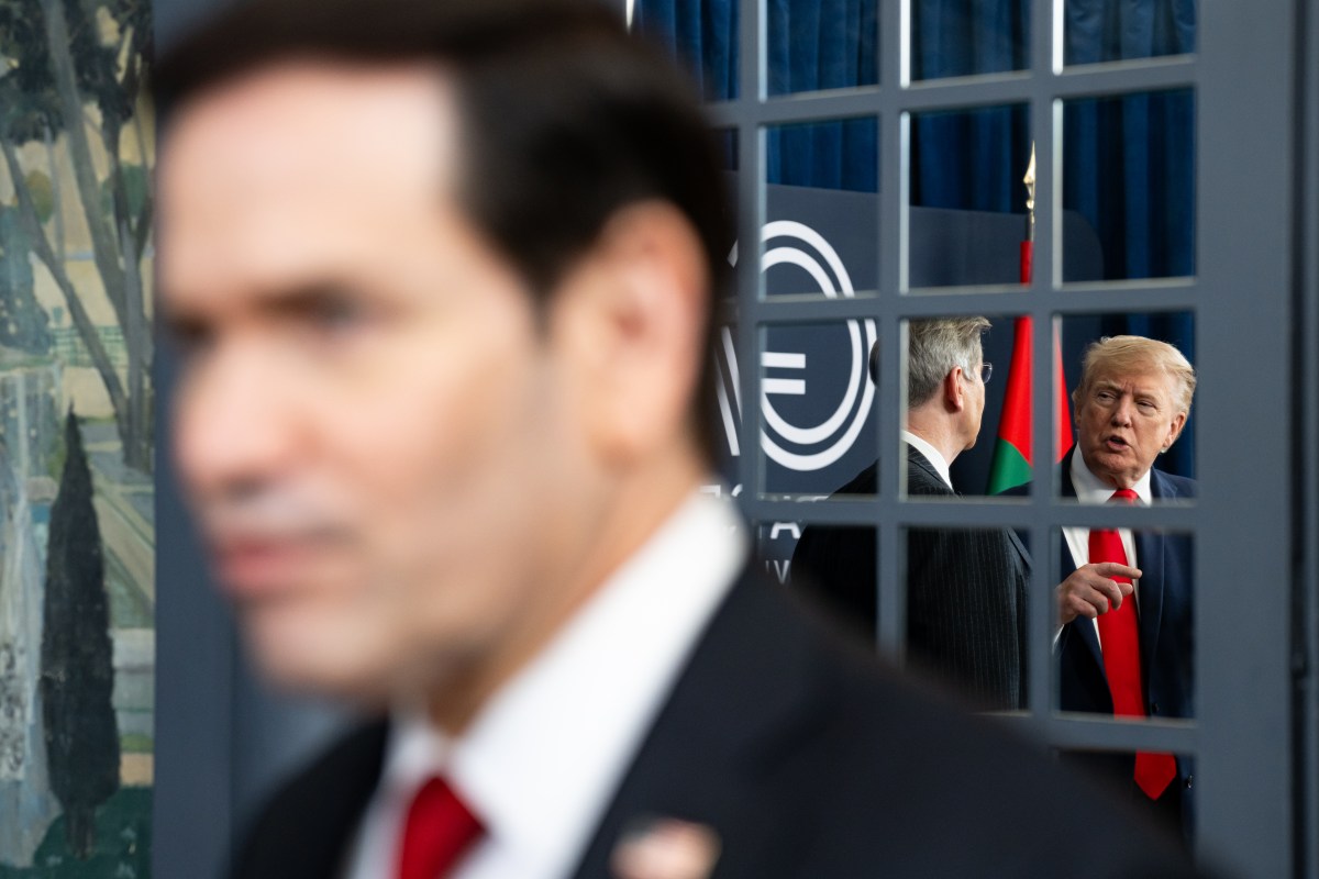 President Donald J. Trump meets with Sheikh Mohamed bin Zayed Al Nahyan, President of the United Arab Emirates, at the Hotel Royal Evian, Tuesday, June 16, 2026, on the margins of the G7 in Evian-les-Bains, France.(Official White House Photo by Daniel Torok)
