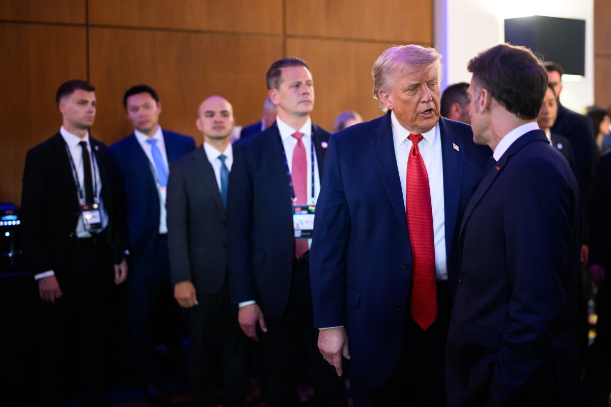 President Donald J. Trump attends G7 working session V, on AI and the digital age, at the Hotel Royal Evian, Wednesday, June 17, 2026, in Evian-les-Bains, France.(Official White House Photo by Daniel Torok)