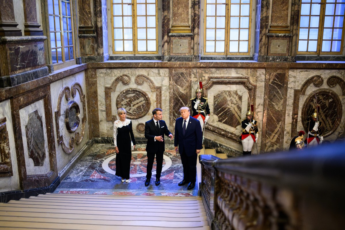 President Donald J. Trump tours the Palace of Versailles attends a bilateral with French President Emmanuel Macron at the Palace of Versailles, France on Wednesday, June 17, 2026.(Official White House Photo by Daniel Torok)