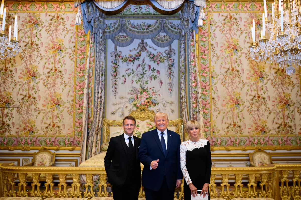 President Donald J. Trump tours the Palace of Versailles attends a bilateral with French President Emmanuel Macron at the Palace of Versailles, France on Wednesday, June 17, 2026.(Official White House Photo by Daniel Torok)