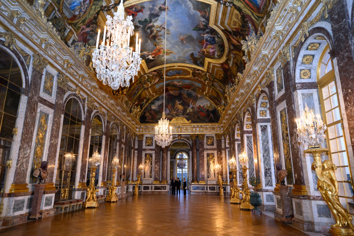 President Donald J. Trump tours the Palace of Versailles attends a bilateral with French President Emmanuel Macron at the Palace of Versailles, France on Wednesday, June 17, 2026.(Official White House Photo by Daniel Torok)