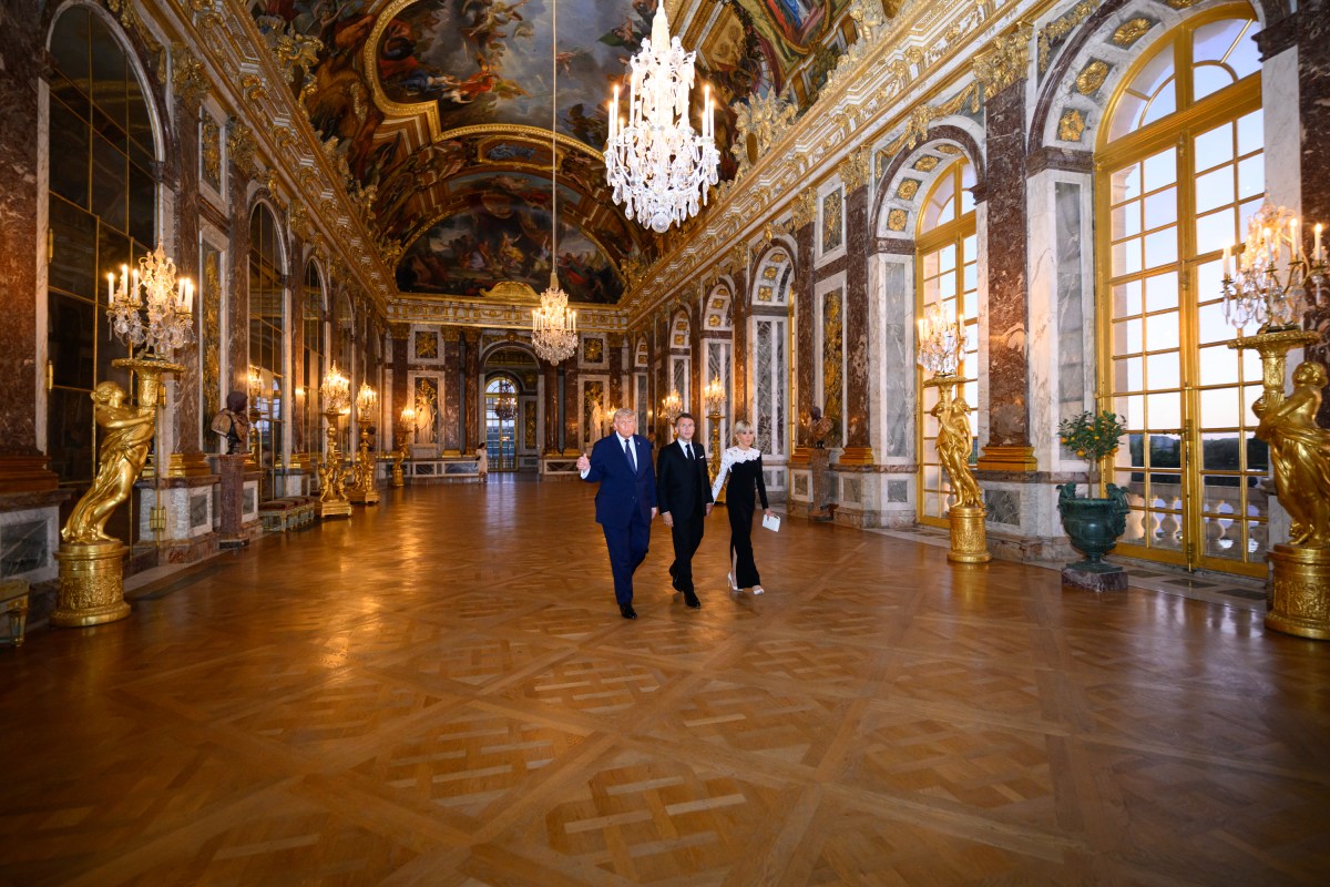 President Donald J. Trump tours the Palace of Versailles attends a bilateral with French President Emmanuel Macron at the Palace of Versailles, France on Wednesday, June 17, 2026.(Official White House Photo by Daniel Torok)
