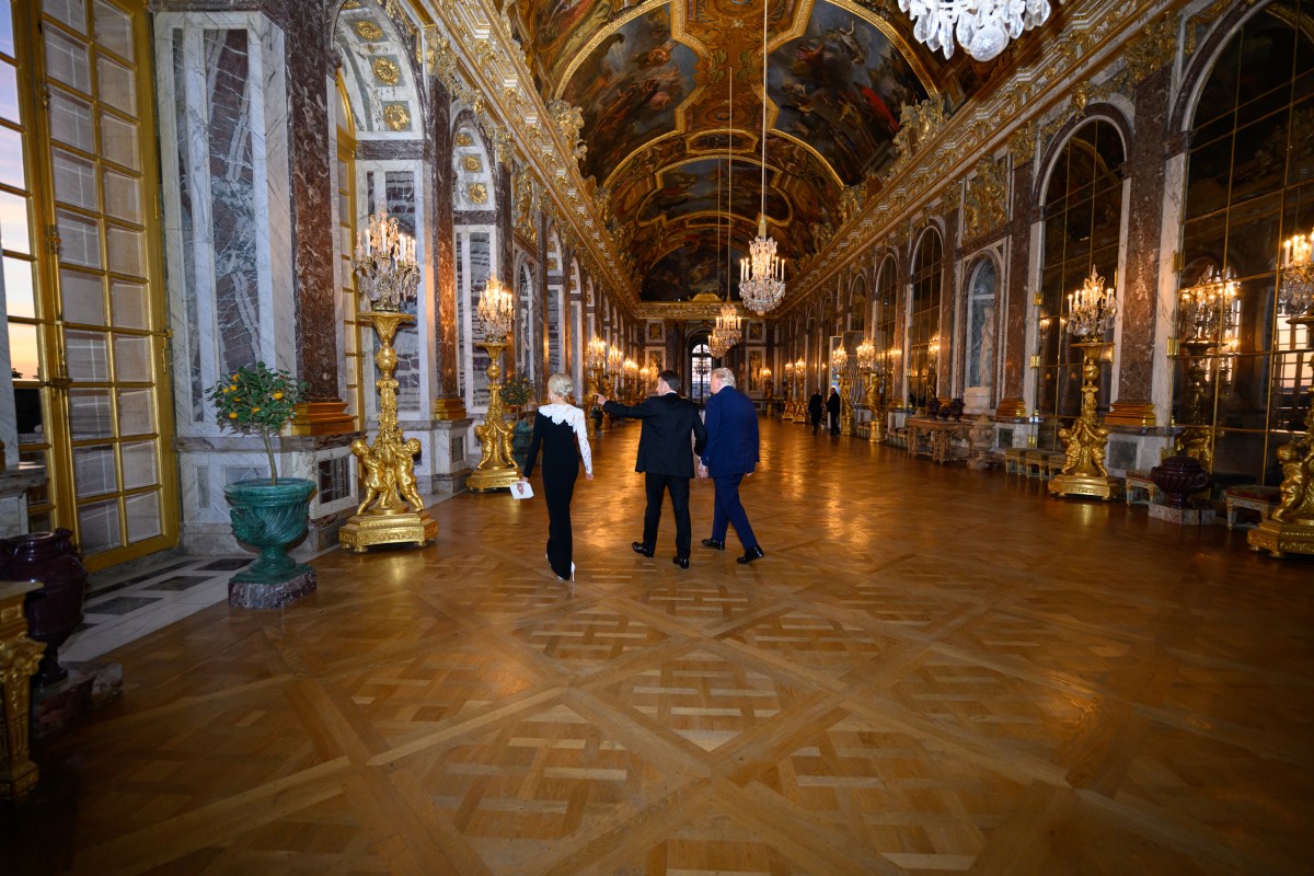 President Donald J. Trump tours the Palace of Versailles attends a bilateral with French President Emmanuel Macron at the Palace of Versailles, France on Wednesday, June 17, 2026.(Official White House Photo by Daniel Torok)
