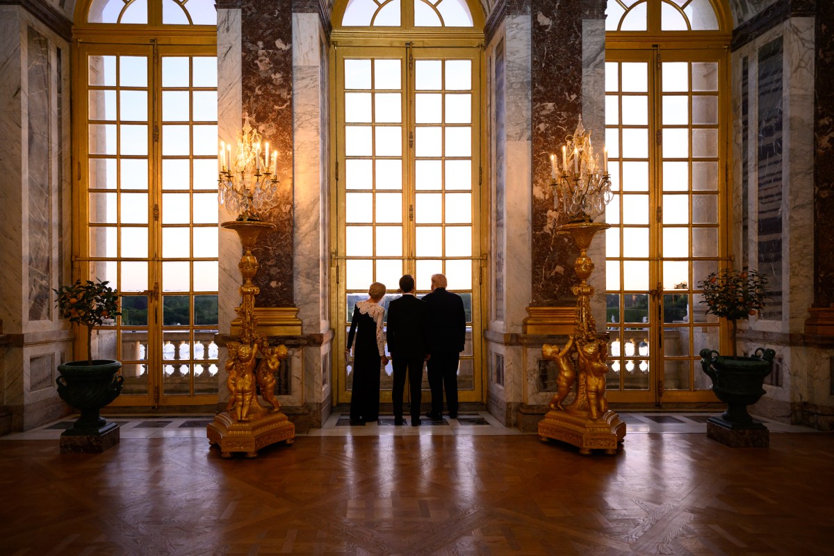 President Donald J. Trump tours the Palace of Versailles attends a bilateral with French President Emmanuel Macron at the Palace of Versailles, France on Wednesday, June 17, 2026.(Official White House Photo by Daniel Torok)