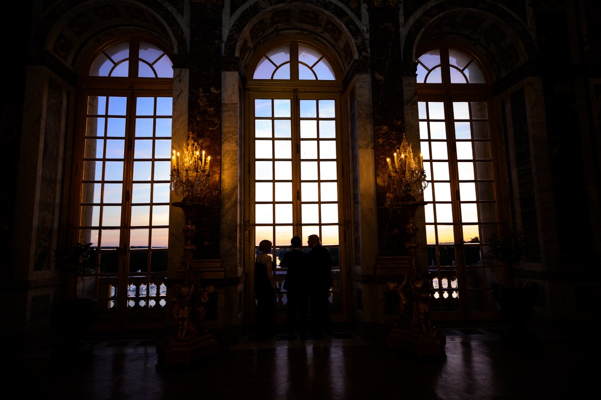 President Donald J. Trump tours the Palace of Versailles attends a bilateral with French President Emmanuel Macron at the Palace of Versailles, France on Wednesday, June 17, 2026.(Official White House Photo by Daniel Torok)