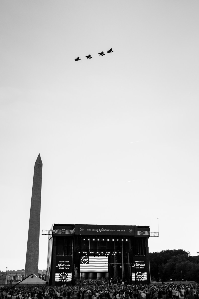 Crowds attend the Kick Off Rally at the Great American State Fair on the National Mall in Washington, D.C., Wednesday, June 24, 2026. (White House Intern Photo by Austin DeSisto)