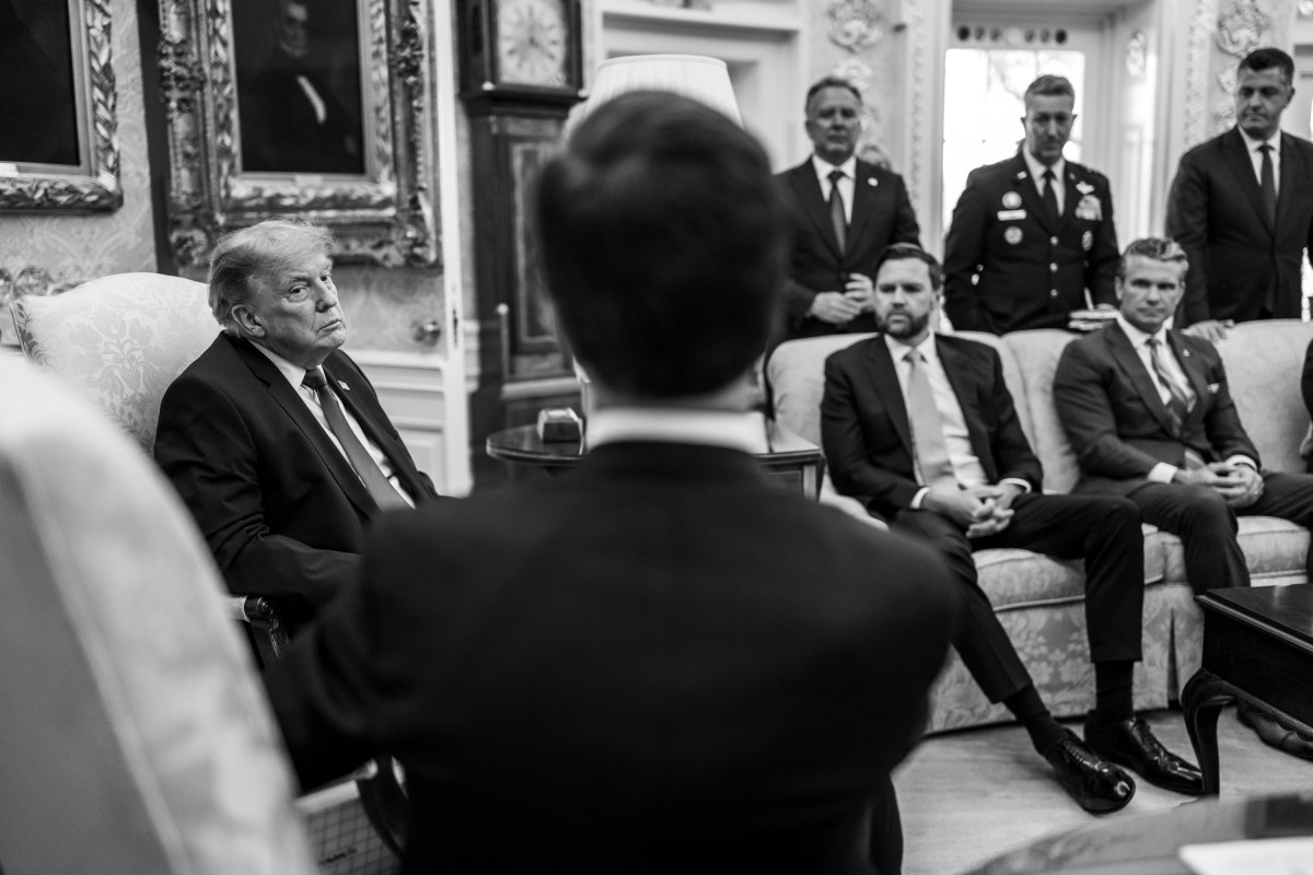 President Donald J. Trump meets with Secretary General of Nato Mark Rutte, Wednesday, June 24, 2026, in the Oval Office. (Official White House Photo by Daniel Torok)