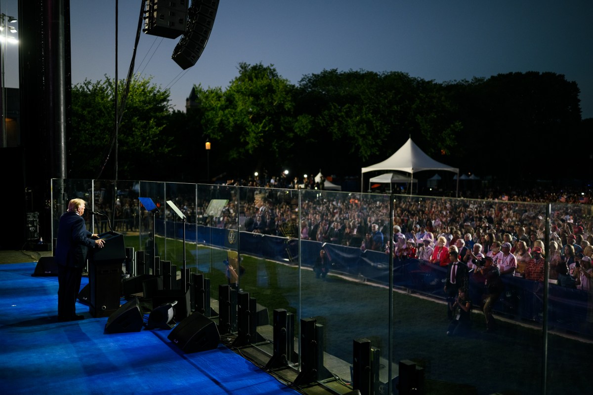 President Donald J. Trump attends the Great American State Fair on the National Mall in Washington, D.C., Wednesday, June 24, 2026. (Official White House Photo by Daniel Torok)
